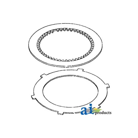 A & I Products PTO Clutch Disc Kit, Consist Of: 6.2" x5.9" x1.6" A-68803C91